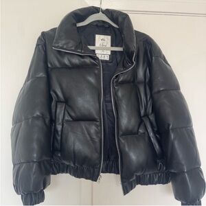 Abercrombie & Fitch Black Puffer Jacket